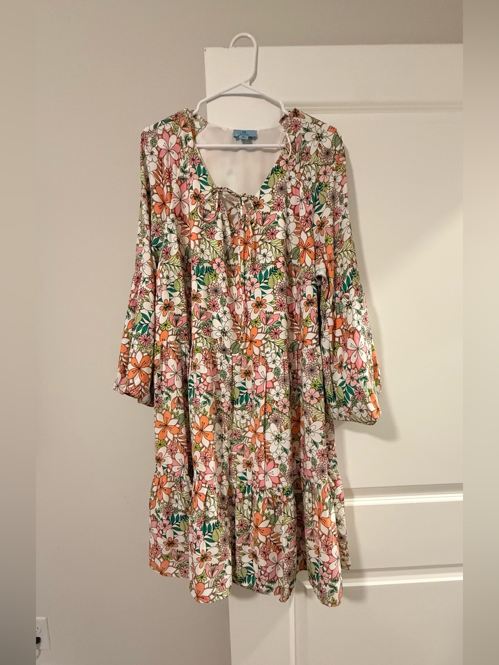 Cece Light Blue Brand Label Top